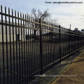 China Supplier Black Metal Tubular Backyard Cast Iron Fence